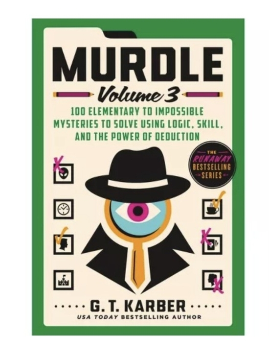 Other - MURDLE Volume 3 Puzzle Book - Green & Cream Cover
